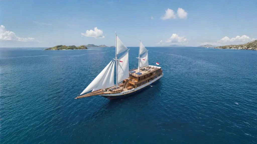 Sailing in Komodo National Park