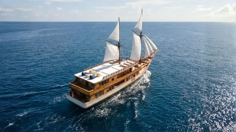 Sailing in Komodo National Park