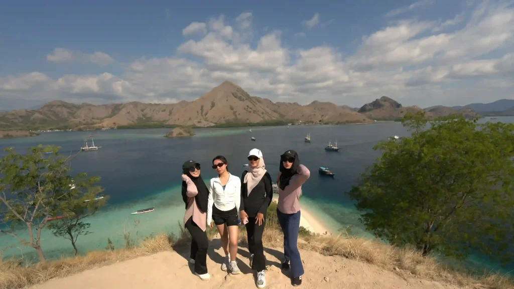 An island anchorage in Komodo National Park