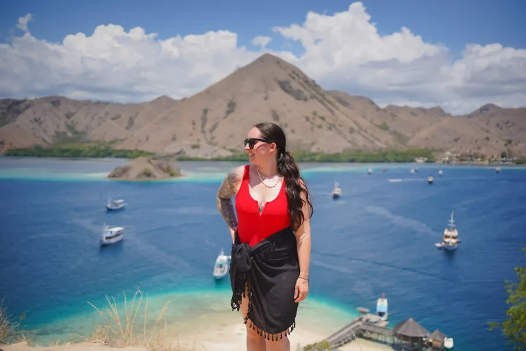 An island anchorage in Komodo National Park