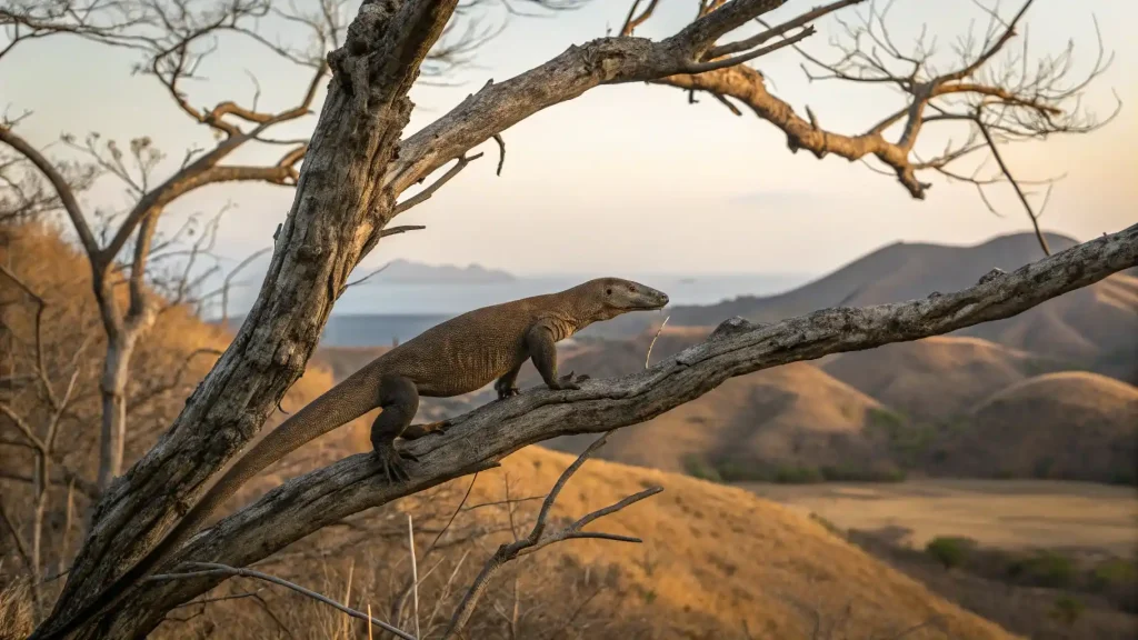 A Komodo dragon in Komodo National Park