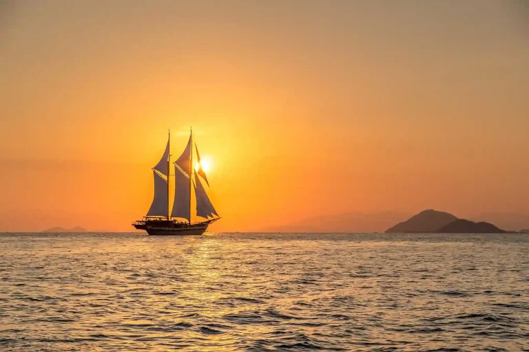 An island anchorage in Komodo National Park