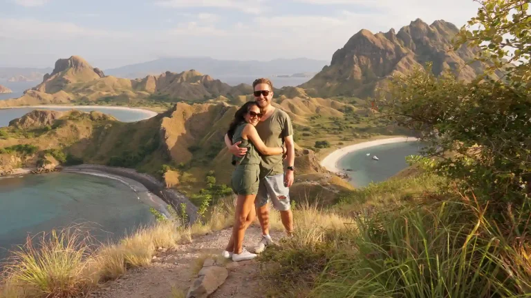 An island anchorage in Komodo National Park