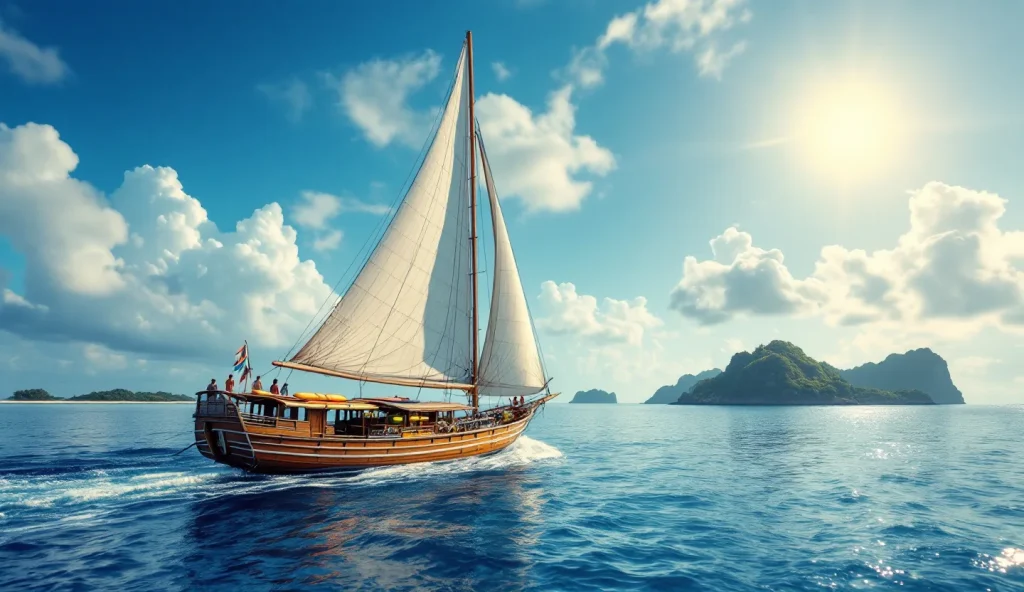 Sailing in Komodo National Park