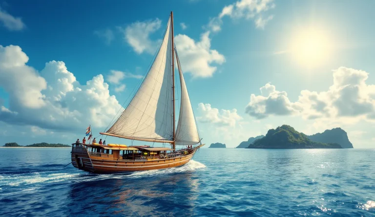 Sailing in Komodo National Park