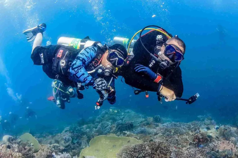 Reef water in Komodo National Park