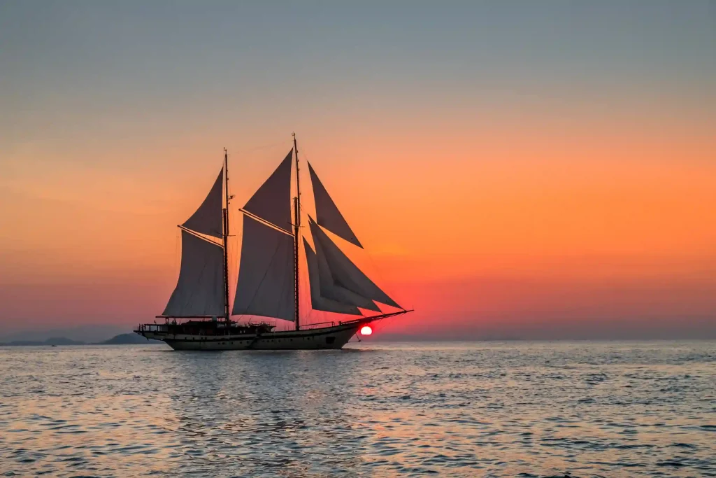 Sailing in Komodo National Park