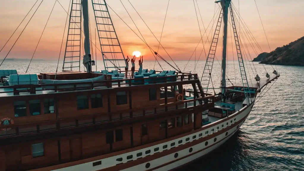 Sailing in Komodo National Park