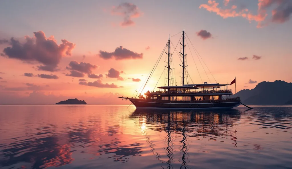 Sailing in Komodo National Park
