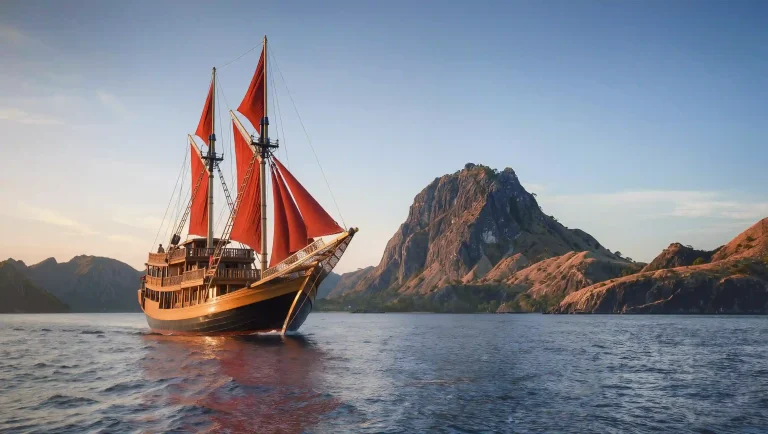 Sailing in Komodo National Park